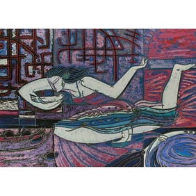 Adrian Wong Shu - "Songbird" - Print on Natsume Japon (Rice) Paper LE