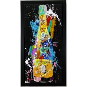 The Bisaillon Brothers -  Bubbly - Framed Deluxe Canvas Artist embellished Giclee on Canvas
