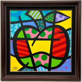 Jozza - "Green Apple II" - Acrylic painting on canvas