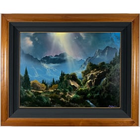 Dale TerBush (Born 1948) "Turning Back Your Heart" Acrylic on Canvas