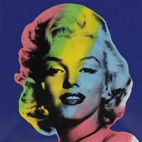 Steve Kaufman - "Marilyn Monroe - Norma Jean" - Silkscreen on Canvas