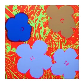 Andy Warhol - Flowers 11.69 - Limited Edition Silk Screen Print from Sunday B Morning.