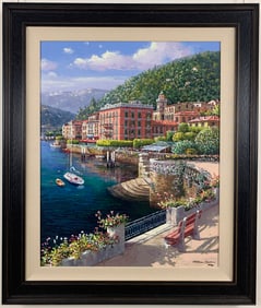 Sam Park - "Lakeside at Bellagio" - Limited Edition Giclee on Canvas