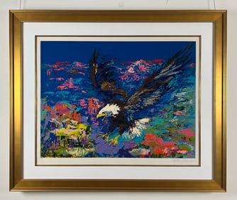 LeRoy Neiman - "American Bald Eagle" - Limited Edition Serigraph on Paper