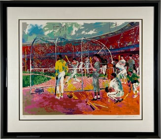 LeRoy Neiman - Bay Area Baseball - Framed Limited Edition Serigraph on Paper