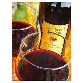 Lona - "Cakebread Cabernet" - Limited Edition Giclee on Canvas