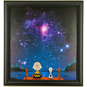 Charles Schultz - Peanuts Stars - Framed Limited Edition Chromatic Pigment Ink Fine Art Print on