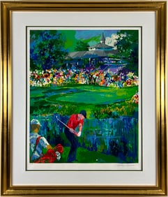 LeRoy Neiman - PGA Championship 2000, Valhalla Golf Club - Framed Limited Edition Serigraph on Paper