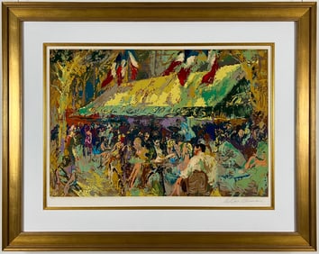 LeRoy Neiman - "Cafe Deux Margots" - Limited Edition Serigraph on Paper