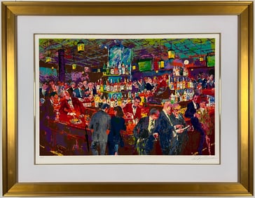 LeRoy Neiman - "Harry's Wall Street Bar" - Limited Edition Serigraph on Paper