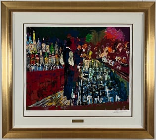 LeRoy Neiman - "Chicago Key Club Bar" - Limited Edition Serigraph on Paper
