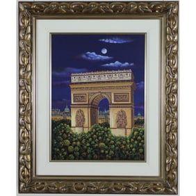 Liudmila Kondakova - "Arc de Triomphe" - Limited Edition Serigraph on Gesso Board