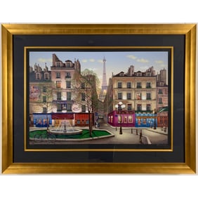 Liudmila Kondakova - "Rive Gauche" - Limited Edition Serigraph on Paper