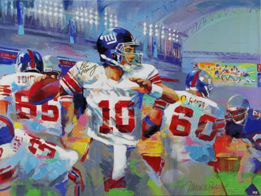 Malcolm Farley - "Miracle in the Desert - Super Bowl XI - Autographed by Eli Manning" - Limited