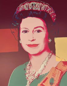Andy Warhol - Queen Elizabeth II of the UK with Diamond Dust - SundayBMorning Limited Edition Print