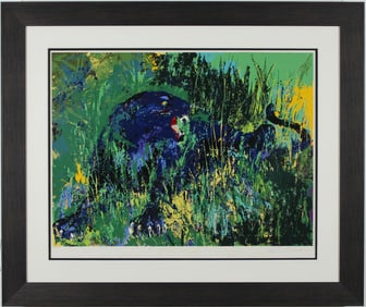 LeRoy Neiman - "Black Panther" - Limited Edition Serigraph on Paper