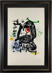 Joan Miro - "Eye of the Falcon " - Limited Edition Lithograph on Paper