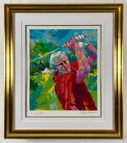 LeRoy Neiman - "Arnold Palmer at Latrobe" - Limited Edition Serigraph on Paper