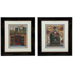 Victor Shvaiko - "La Villa Miranda and The Mask" - 2 Pieces of art in series