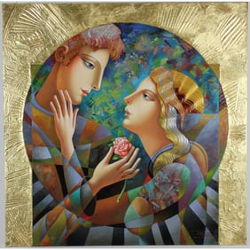 Oleg Zhivetin - "Tonight We Are Together" - Original Mixed Media on Canvas