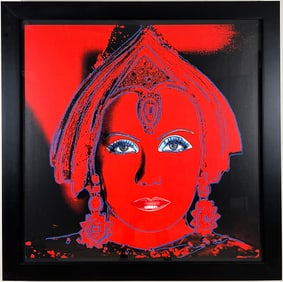 Andy Warhol - THE STAR F and S II 258 - Magnificently Framed Diamond Dust Silkscreen from the Myths