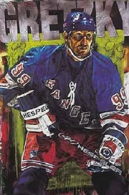 Stephen Holland - Gretsky Rangers - Hand signed by Holland and Gretsky - Limited Edition Giclee on