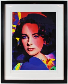 James Gill - "Liz Taylor" - Serigraph on Hahnemuhle Paper