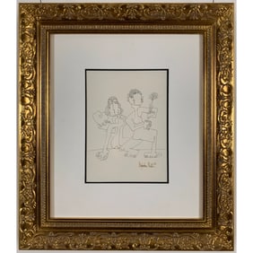 Alexandra Nechita - FAMILY ALBUM - An ORIGINAL Line Drawing