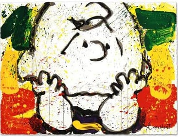 Tom Everhart - "Call Waiting" - Limited Edition Lithograph on Paper