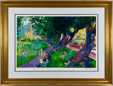 LeRoy Neiman - "Washington Square Park" - Limited Edition Serigraph on Paper