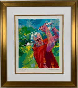 LeRoy Neiman - "Arnold Palmer at Latrobe" - Framed Limited Edition Serigraph on Paper