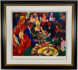LeRoy Neiman - "Roulette II" - Limited Edition Serigraph on Paper