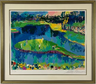 LeRoy Neiman - "Island Hole at Sawgrass" - Limited Edition Serigraph on Paper
