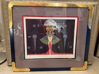 Erte - "SALOME" - Framed Limited Edition Number 193 of 300.