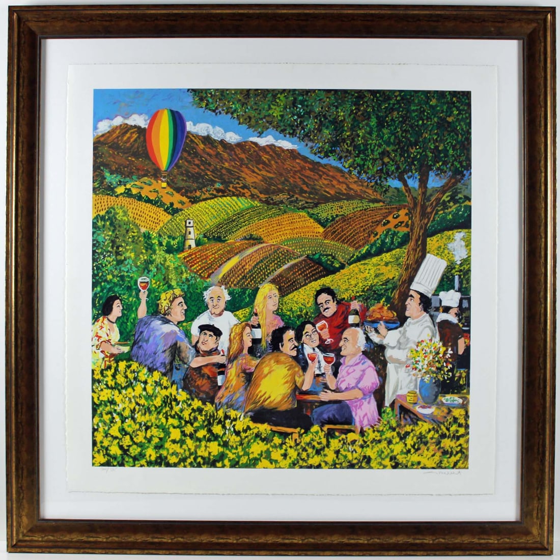 Guy Buffet - Napa Valley - Framed, Limited Edition Serigraph (1 of 3)