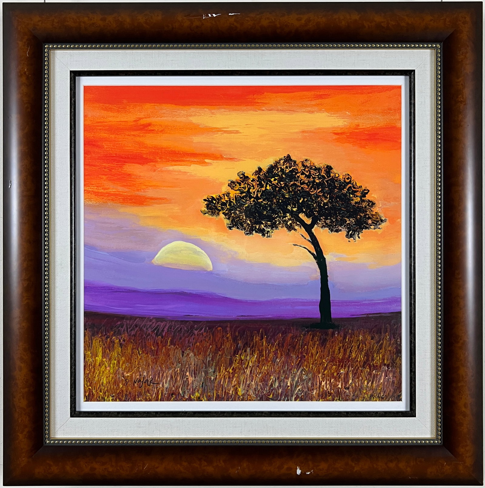 David Najar - After a Long Day - Framed Giclee in color on Paper: David Najar - After a Long Day - Framed Giclee with hand-embellishment on Canvas. Hand-signed in ink lower left by the artist. From the Arabic numbered edition of 2250 examples. Created in 2017. Image
