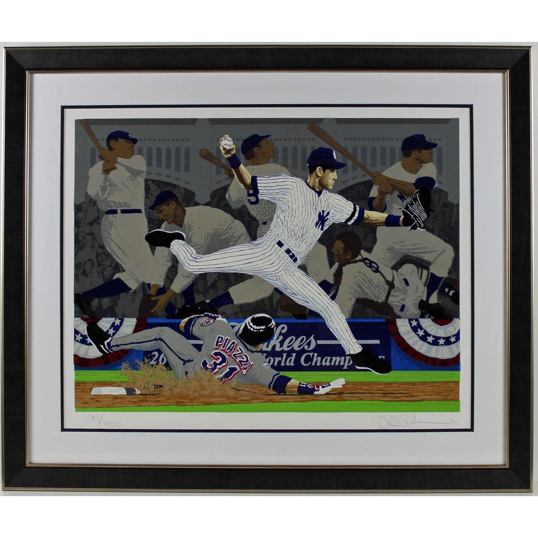 Rick Rush - "A Series of Stars (Derek Jeter)" - Limited Edition Serigraph (1 of 3)