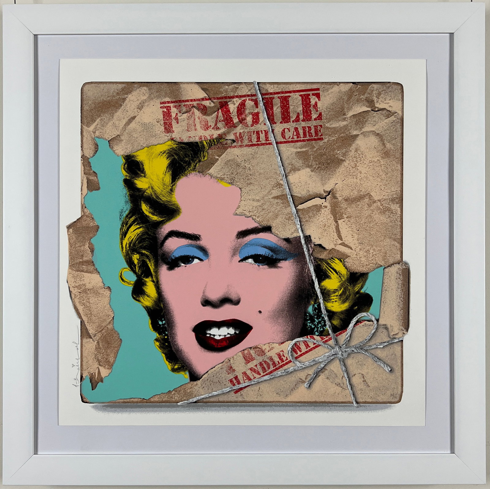 Mr. Brainwash - "Monroe POPFolio - Fragile" - Limited Edition Screen Print Archival Paper (1 of 3)