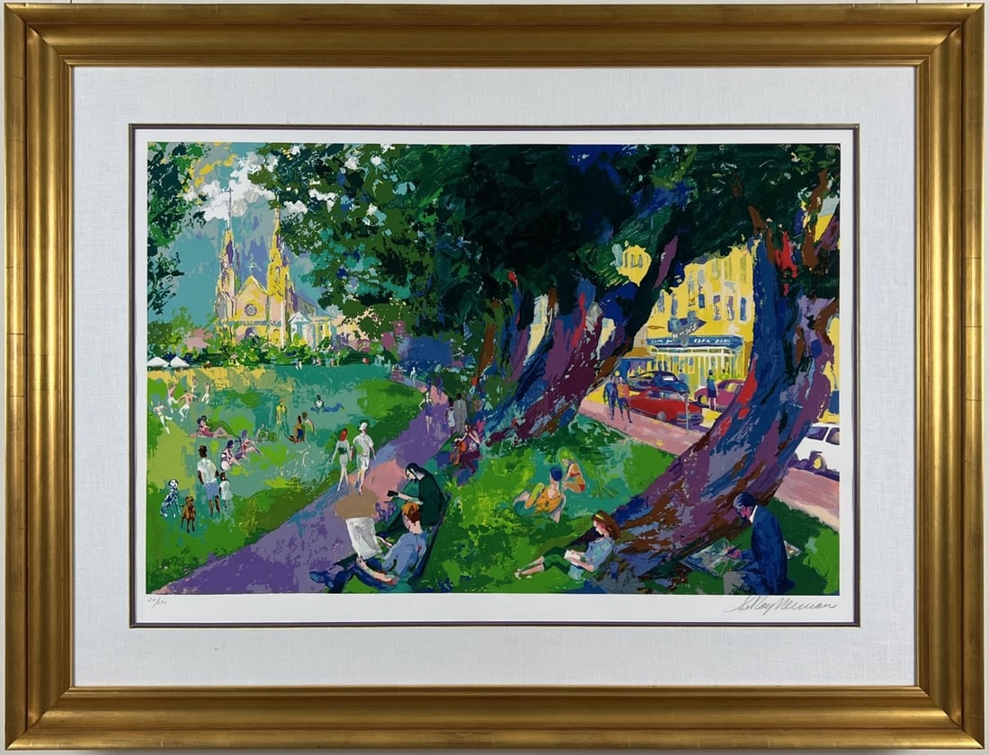 LeRoy Neiman - "Washington Square Park" - Limited Edition Serigraph on Paper (1 of 5)