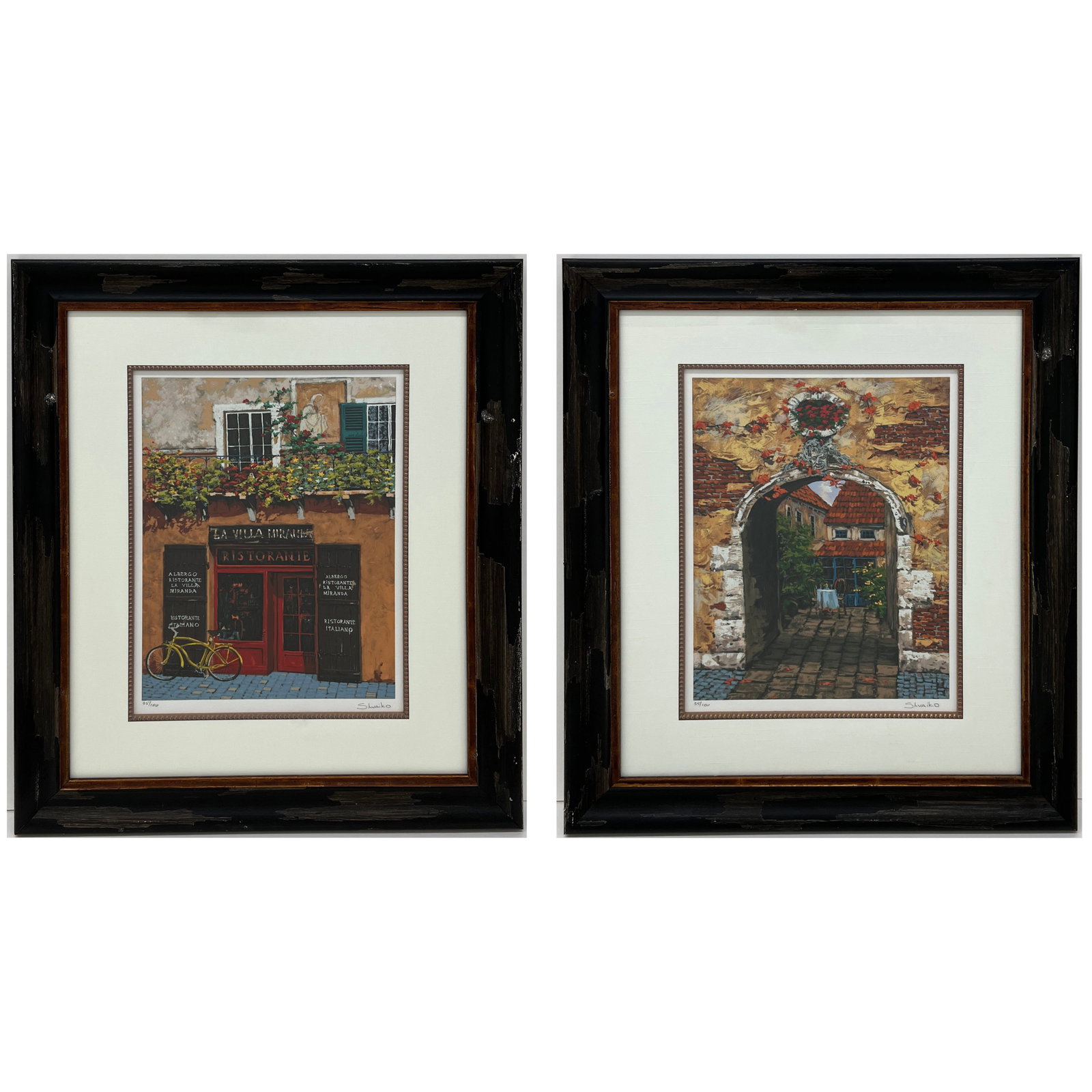 Victor Shvaiko - "La Villa Miranda and The Mask" - 2 Pieces of art in series (1 of 7)
