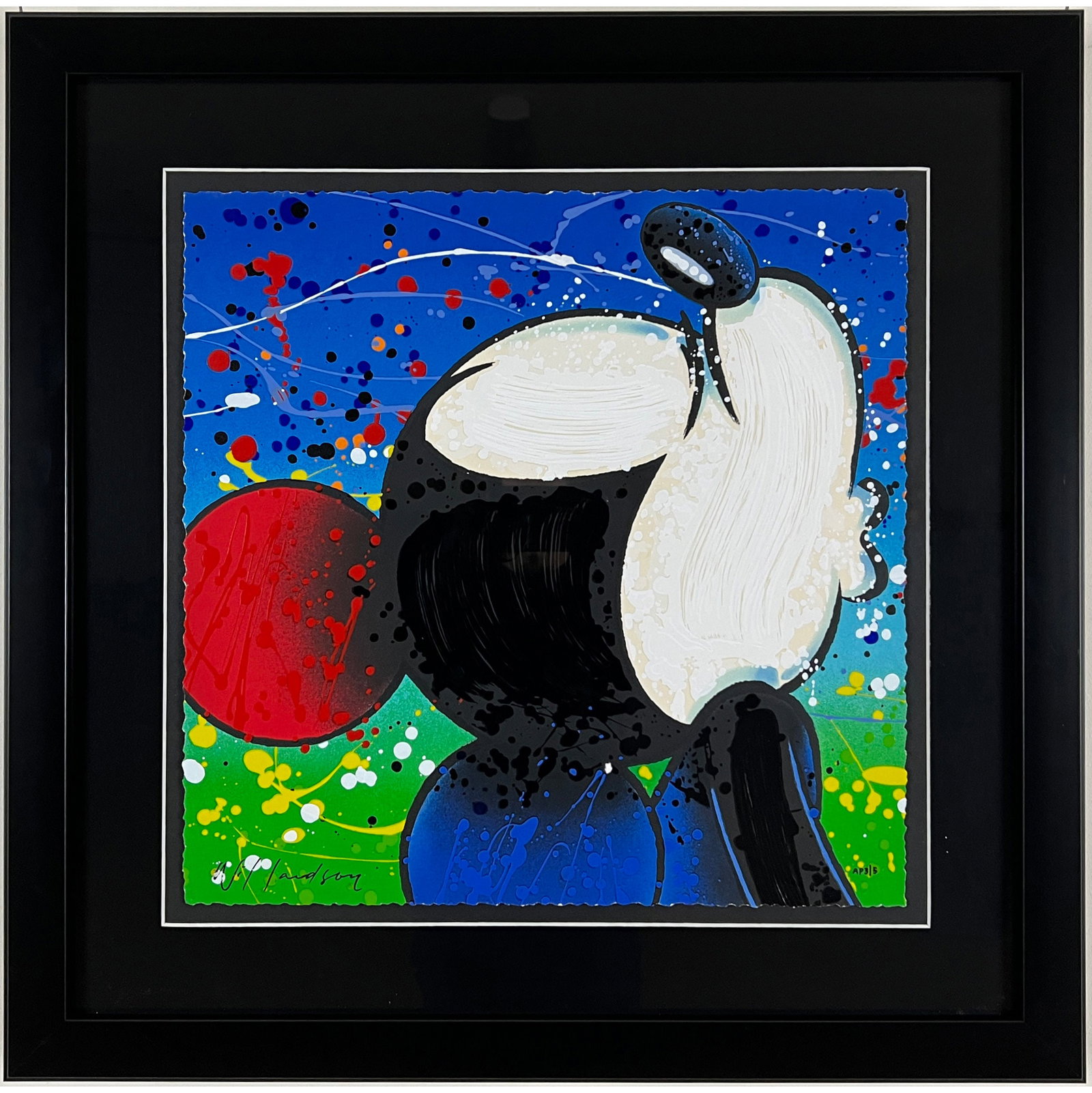 David Willardson - "Lovey" - Framed Limted Edition Disney Serigraph on Paper (1 of 4)