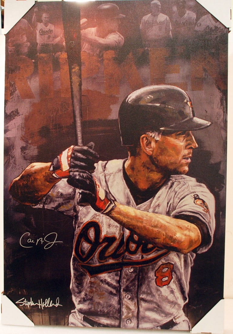 Stephen Holland - "Cal Ripken Jr. '07 HOF" - Giclee on Canvas (1 of 4)