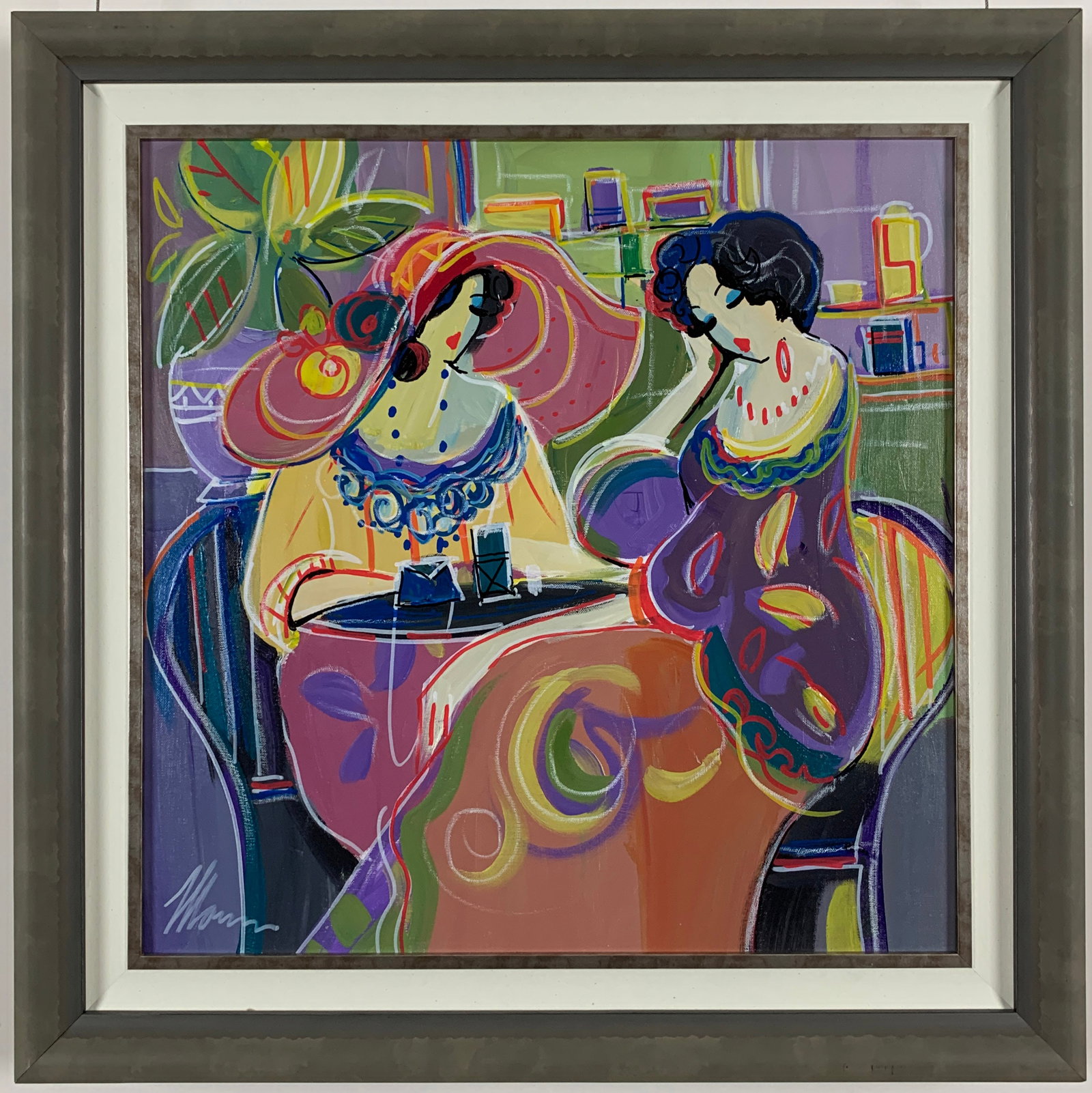 Isaac Maimon - "Confide in me" - Original Acrylic on Canvas (1 of 2)
