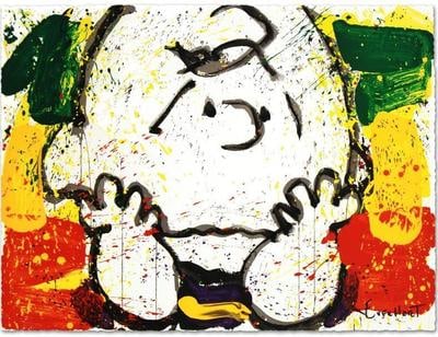 Tom Everhart - "Call Waiting" - Limited Edition Lithograph on Paper: Call Waiting is a limited edition hand pulled original lithograph on museum quality deckle-edge paper, numbered and hand signed by Tom Everhart. This is one of the final Everhart editions to be create