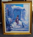"The Blue Door" and AMAZING ORIGINAL by Nicola Simbari