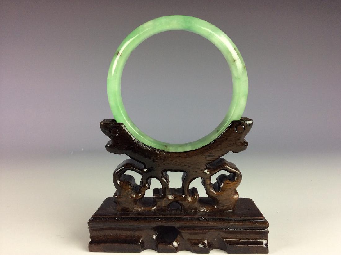 Fine Chinese jadeite bangle (1 of 4)