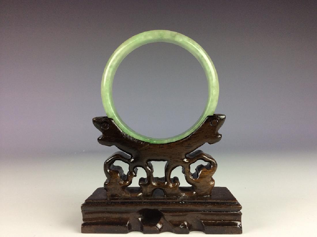 Fine Chinese jadeite bangle (1 of 3)