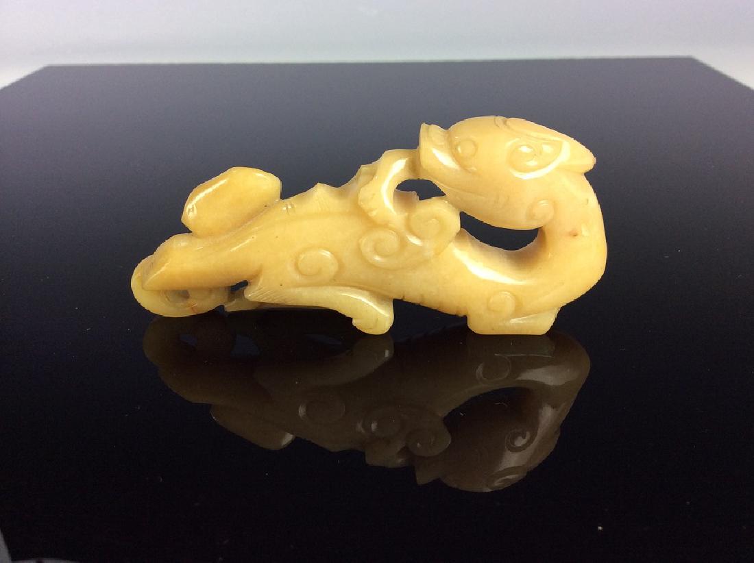 Rare & fine Chinese yellow color jade pendant, nice (1 of 3)