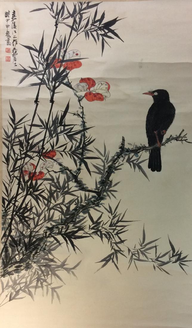 Chinese painting hanging scroll (1 of 7)