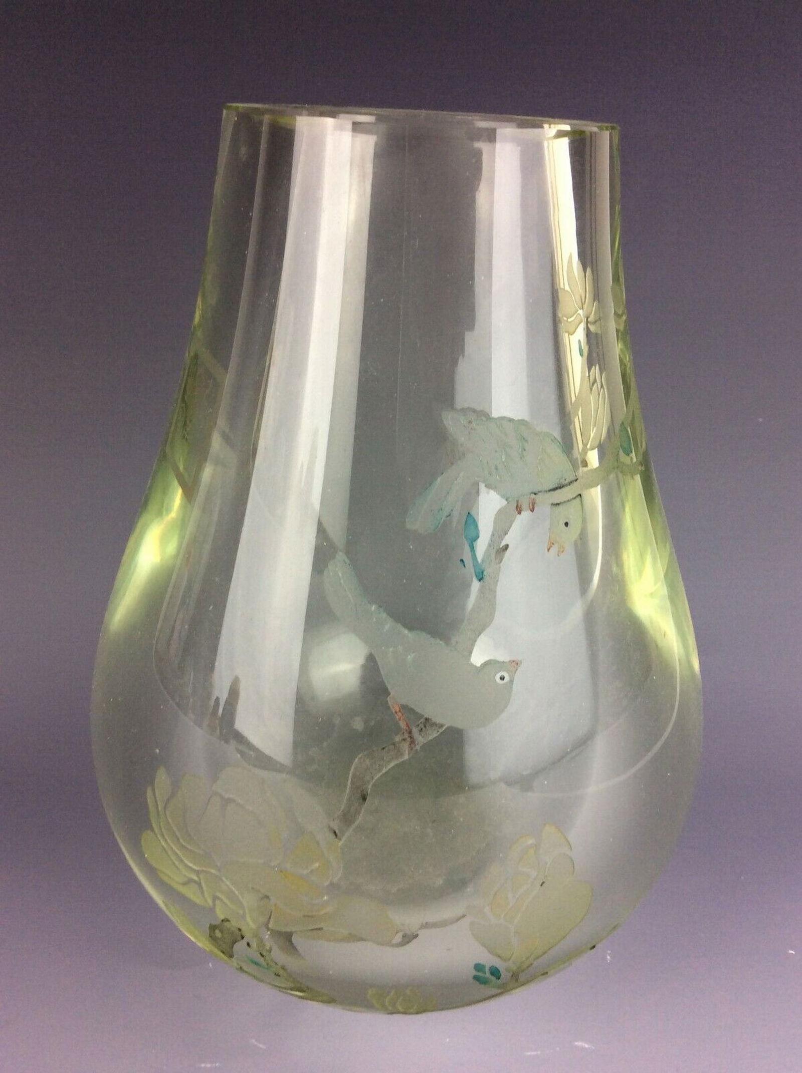 18C, QIANLONG MARK,  RARE & LARGE CHINESE PEKING GLASS VASES (1 of 8)